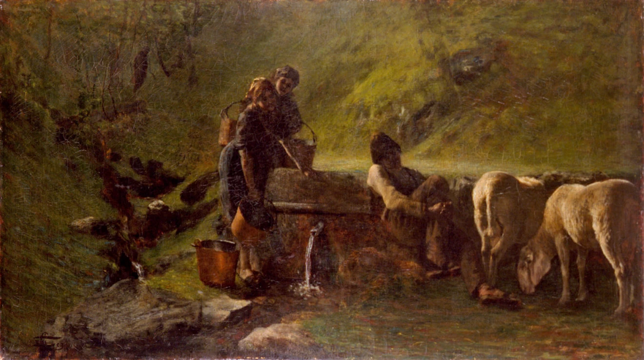 Sera alla fontana - Museo Segantini, St. Moritz